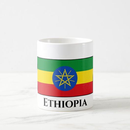 Ethiopische vlag koffiemok (Center)