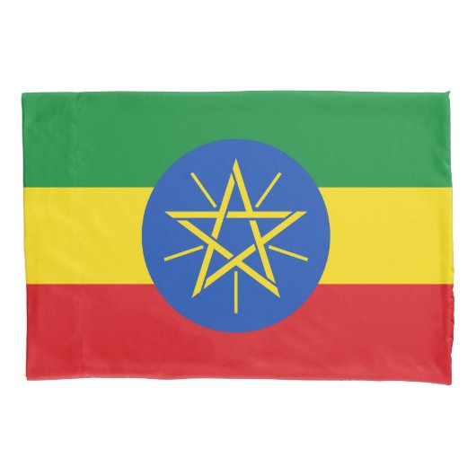 Ethiopische vlag kussensloop (Voorkant)