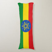 Ethiopische vlag lichaamskussen (Voorkant Verticaal)