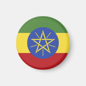 Ethiopische vlag magneet (Voorkant)
