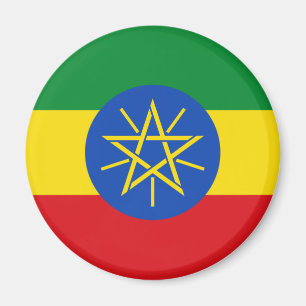 Ethiopische vlag Magnet