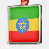 Ethiopische vlag metalen ornament (Links)