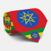Ethiopische vlag & Nationaal embleem, Vlag van Eth Stropdas (Opgerold)
