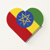 Ethiopische vlag notitieboek (Achterkant)