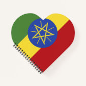 Ethiopische vlag notitieboek (Voorkant)