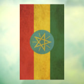 Ethiopische vlag  ontwerp raamsticker (Vel 3)
