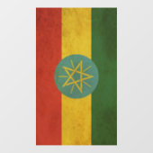 Ethiopische vlag  ontwerp raamsticker (Vel)