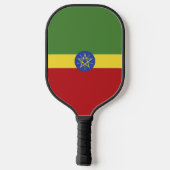 Ethiopische vlag pickleball paddle (Achterkant)