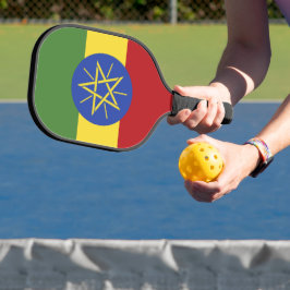 Ethiopische vlag pickleball paddle