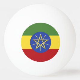 Ethiopische vlag pingpongbal