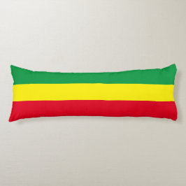 Ethiopische vlag / Rasta-vlag Lichaamskussen