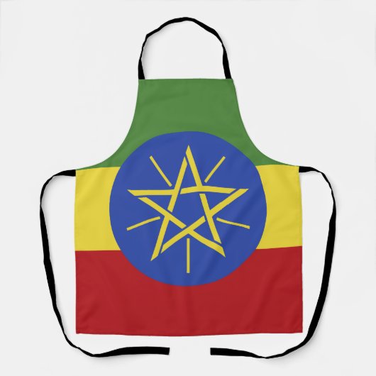 Ethiopische vlag schort (Voorkant)