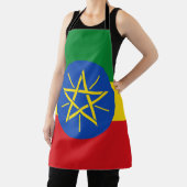Ethiopische vlag schort (Insitu)