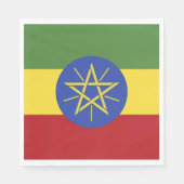 Ethiopische vlag servet (Voorkant)