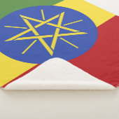 Ethiopische vlag sherpa deken (3/4)