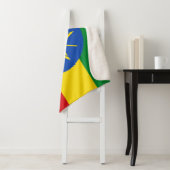 Ethiopische vlag sherpa deken (In situ)