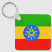 Ethiopische vlag sleutelhanger (Voorkant)