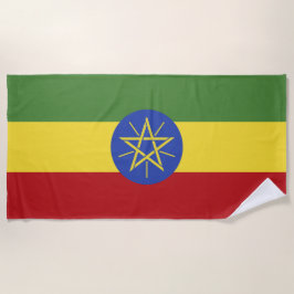 Ethiopische vlag strandlaken