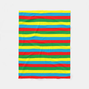 Ethiopische vlag strepen land symbool patroon lijn fleece deken