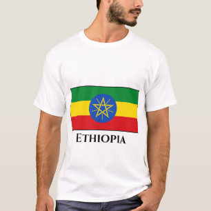 Ethiopische vlag t-shirt