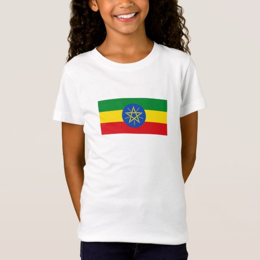 Ethiopische vlag t-shirt (Voorkant)