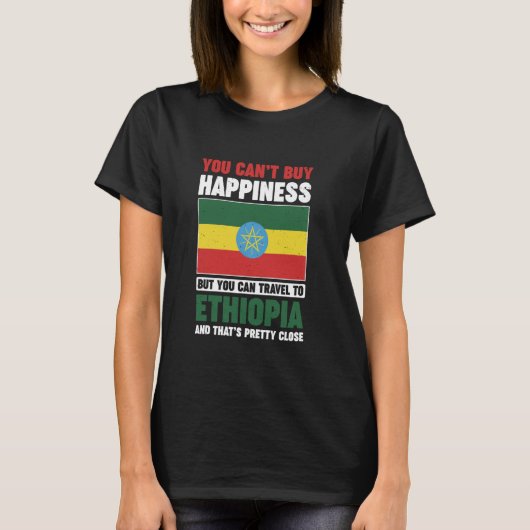 Ethiopische vlag t-shirt (Voorkant)