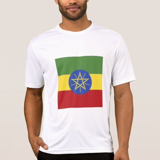 Ethiopische vlag t-shirt (Voorkant)