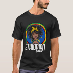 Ethiopische vlag t-shirt