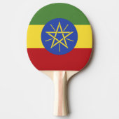 Ethiopische vlag tafeltennisbatje (Voorkant)