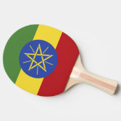 Ethiopische vlag tafeltennisbatje (Zijkant)