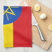 Ethiopische vlag theedoek (Quarter Fold)
