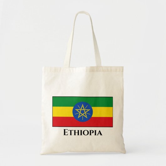 Ethiopische vlag tote bag (Voorkant)