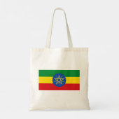 Ethiopische vlag tote bag (Achterkant)