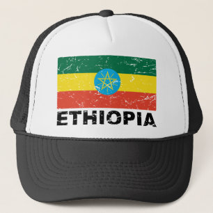 Ethiopische  vlag trucker pet