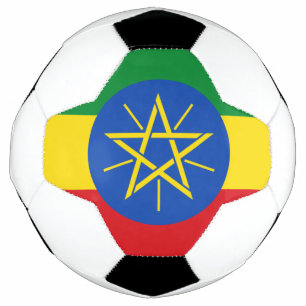 Ethiopische vlag voetbal