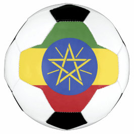 Ethiopische vlag voetbal