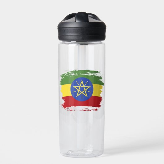 Ethiopische vlag waterfles (Voorkant)