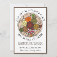 Ethiopische voedselzuiger Injera Dinner Party