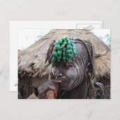 Ethiopische vrouw 2 briefkaart (Voorkant / Achterkant)