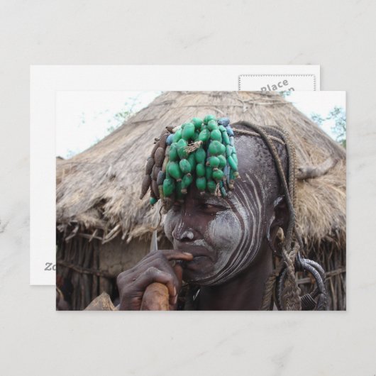 Ethiopische vrouw 2 briefkaart (Voorkant / Achterkant)