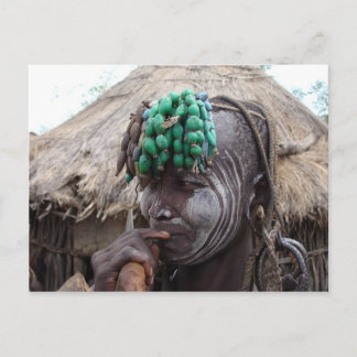 Ethiopische vrouw 2 briefkaart