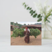 Ethiopische vrouw 5 briefkaart (Staand voorkant)