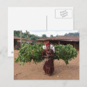 Ethiopische vrouw 5 briefkaart (Voorkant / Achterkant)