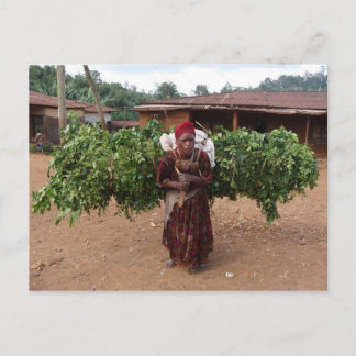 Ethiopische vrouw 5 briefkaart