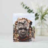 Ethiopische vrouw briefkaart (Staand voorkant)