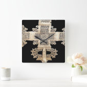 Ethiopische wandklok op het Motif-plein (Huis)