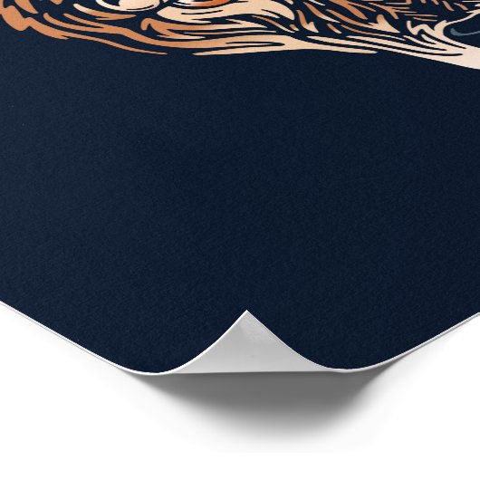 Ethiopische Wolf African Print | Ethiopische Wolf  (Hoek)