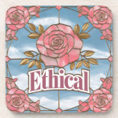 Ethisch Glas in lood Onderzetter Set (Voorkant)