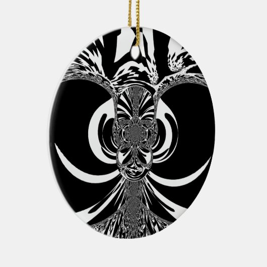 Ethisch ontwerp keramisch ornament (Rechts)