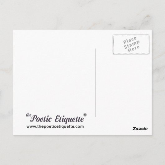 Ethisch werk briefkaart (Achterkant)